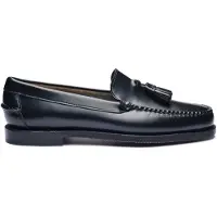 Sebago para mujer. 7001560 Mocasines de Piel Classic Will negro (39), Plano, 1 a 3cm, Ninguno, Casual, Fiesta, Clásico, outlet 2026.