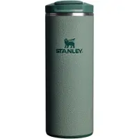 Stanley The Transit Fliptop Mug 12oz, Hammertone Green 10-13063-020 taza térmica con tapa abatible, 350 ml