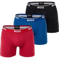 BOSS Calzoncillo boxer 'Power' azul / rojo / negro / blanco