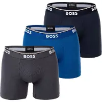 BOSS Calzoncillo boxer 'Power' marino / navy / azul real / blanco