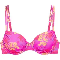 Venice beach Top de bikini lila / naranja claro / rosa / rosa oscuro