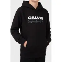 Calvin Klein Jeans Sudadera negro / blanco