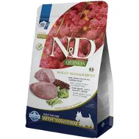 Farmina N&D Quinoa Dog Alimento para el Control de Peso en Perros Adultos de Raza Pequeña, con Cordero - Alimento seco para perros - 2.5 kg