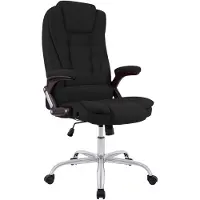 CLP Silla de oficina ergonómica , con capacidad de carga de 150 kg, modelo Thor, silla giratoria con diseño moderno - Color: negro