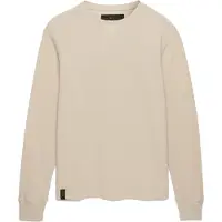 Superdry para hombre. M6010973A Camiseta de manga larga Slub Waffle beige (XXL), Casual, Gris, Algodón, outlet 2026.