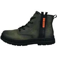 Bugatti Botas con cordones 'Pallario' verde oscuro