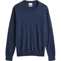 Gant Slub Cotton Linen C-neck Dark Indigo Melange Talla: L | Jerséis Outlet | Hombre | Blanco