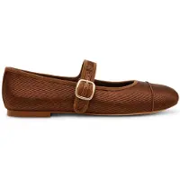 Steve madden Dory Flat Shoes Brown Satin Talla: 36 | Bailarinas Outlet | Mujer | Marrón