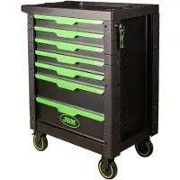 JBM Carro De Herramientas 7 Cajones Verde