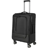 Travelite Crosslite 5.0 4 ruedas Trolley M 66 cm Con asa expansible negro