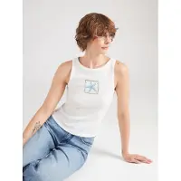 Vero Moda Top 'VMAlly' azul oscuro / oliva / blanco