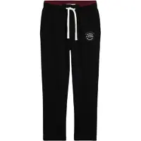 Bonprix Pantalón chocolate / negro / blanco