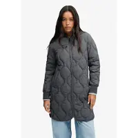 Superdry para mujer. W5012193A Chaqueta acolchada Long Onion Quilt Liner gris (XS), Casual, Nylon reciclado, outlet 2026.