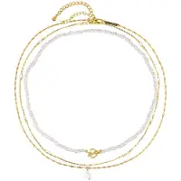 Hey Happiness Cadena 'Romantic Trio' oro