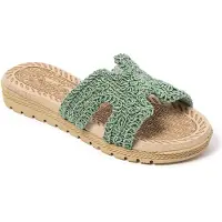 Brasileras Zapatillas de casa 'Braida' verde