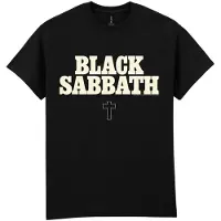 Black Sabbath Camiseta 'Logo T-Shirt' negro