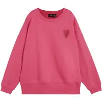 Bonprix Sudadera rosa oscuro / rojo fuego