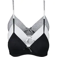 Bonprix Sujetador gris moteado / negro moteado / blanco