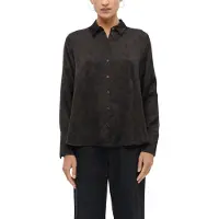 s.Oliver Black Label Blusa marrón oscuro / negro