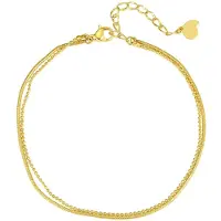 Hey Happiness Joyería para pies 'Shoreline' oro