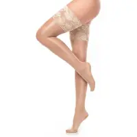 Glamory Medias sin tirantes 'Comfort 20 Halterlose Strümpfe' champán