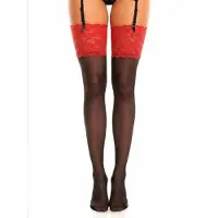 Glamory Medias sin tirantes 'Luxury 20' rojo