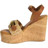 Desa Sandalias 'Keilsandalen' marrón