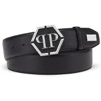 Philipp Plein Cinturón ' Hexagon ' negro