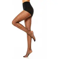 Glamory Leotardos 'Mesh Netzstrumpfhose' negro