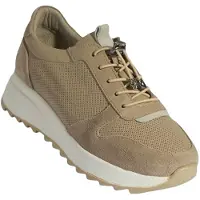 Desa Zapatillas deportivas bajas 'Trainer' marrón / blanco