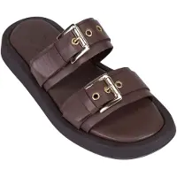 Desa Zapatillas de casa 'Folien' marrón