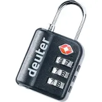 Deuter - TSA Pad Lock - Candado de viaje negro