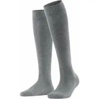 Falke Calcetines hasta la rodilla 'Family' gris moteado