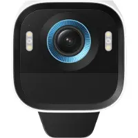 Eufy Kit eufyCam S3 Pro de 2 cámaras, cámara IP de seguridad, para exteriores, con cable y inalámbrica, para montaje en pared, color , blanco, forma cilíndrica