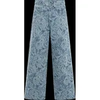 Adidas Originals adidasPANTALÓN VAQUERO RECTO DE TALLE MEDIO LIBERTY LONDON FIREBIRD 28-32 Denim Blue / Light Denim Mujer