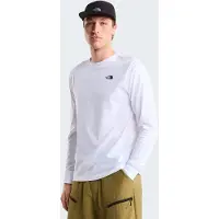 The North Face - Evolution Simple Dome Regular Long Sleeve - Camiseta de manga larga size S, blanco