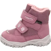 Superfit Botas de nieve 'Husky 1' malva / rosa / blanco
