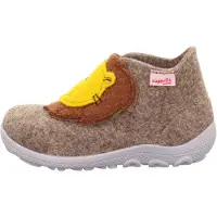 Superfit Zapatillas de casa 'Happy Octi' beige oscuro / marrón / amarillo oscuro / negro