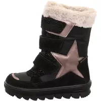 Superfit Botas de nieve 'Flavia' crema / rosé / negro