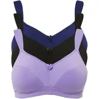 Bonprix Sujetador navy / lila claro / negro