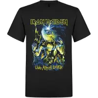Iron Maiden Camiseta 'Live After Death T-Shirt' negro