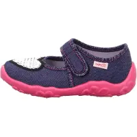 Superfit Zapatillas de casa 'Bonny' navy / rosa / negro