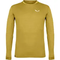 Salewa - Puez Melange Dry L/S Tee - Camiseta funcional size M, amarillo