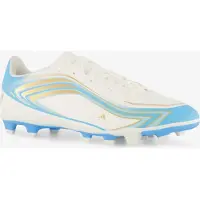 Adidas adidasBota de fútbol F50 MESSI CLUB césped natural seco y multisuperficie 38 Ivory / Semi Blue Burst / Icey Blue Niño