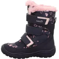 Superfit Botas de nieve 'Crystal' azul / rosa