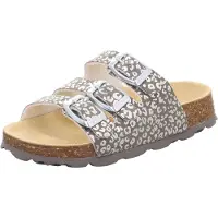 Superfit Zapatos abiertos 'FUSSBETTPANTOFFEL' gris / blanco