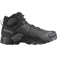Salomon - Zapatillas de senderismo Hombre - X Ultra 5 Mid Wide GTX M Black / Asphalt / Castlerock - Talla 43 1/3 - Negro