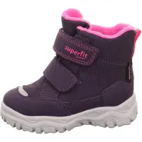 Superfit Botas de nieve 'Husky1' gris / mora / rosa