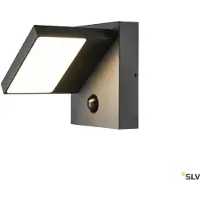 SLV 1002990: Sensor de movimiento, aplique LED para exterior, montaje en pared, IP55, color antracita