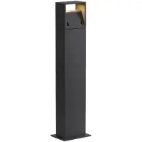 SLV 232125 - Lámpara de pie cuadrada, color antracita, 6W, LED, luz blanca cálida